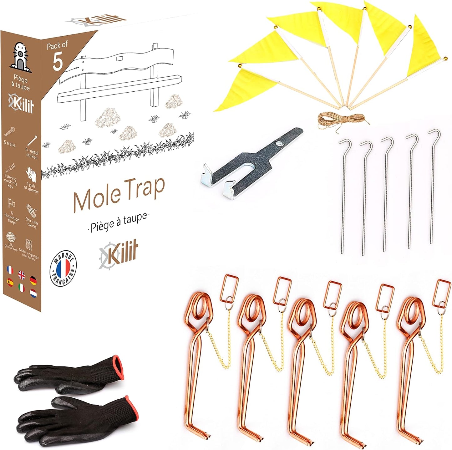 Piège à Taupe - Naturel sans Ultrason et sans fumigène