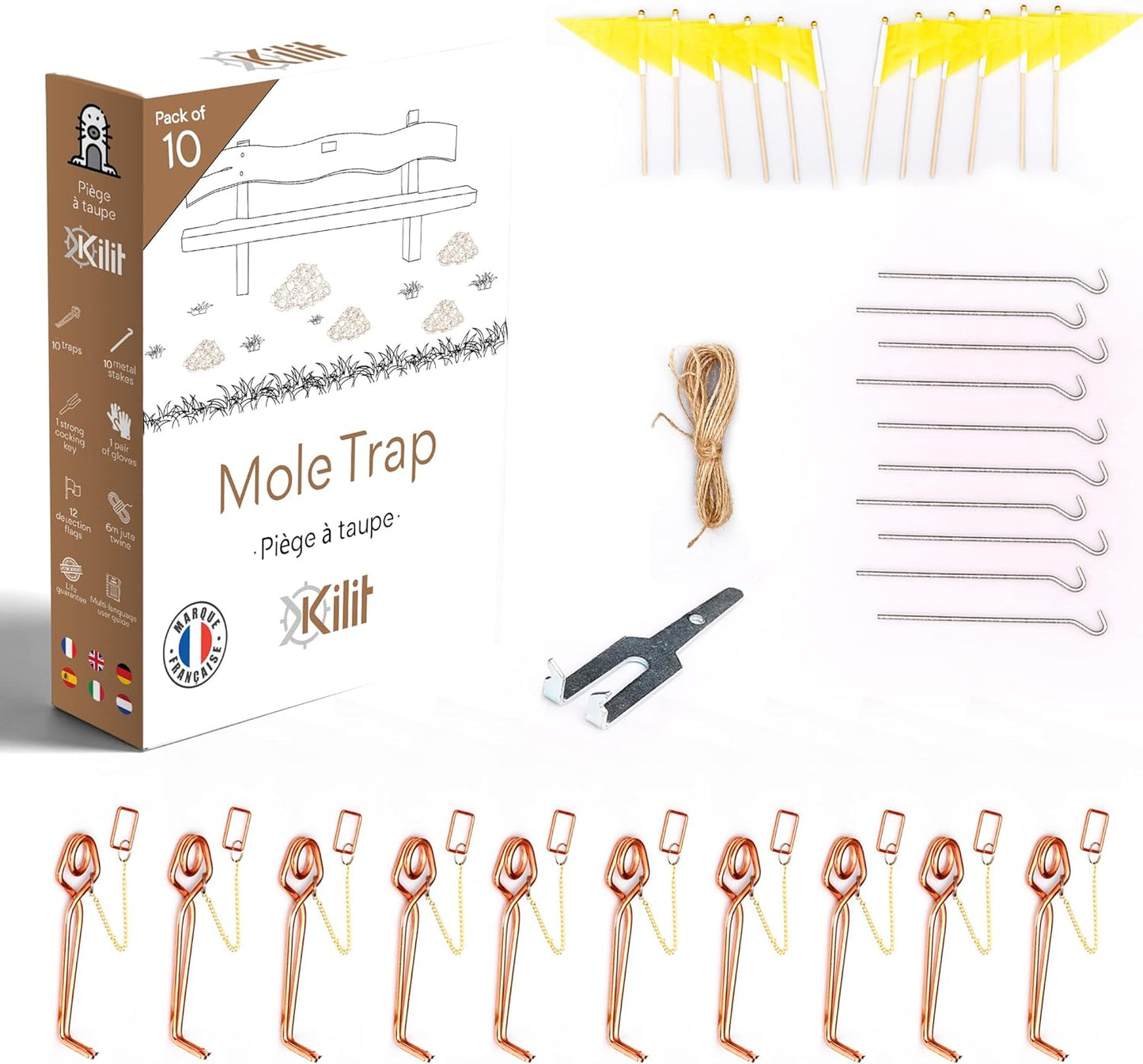 Piège à Taupe - Naturel sans Ultrason et sans fumigène