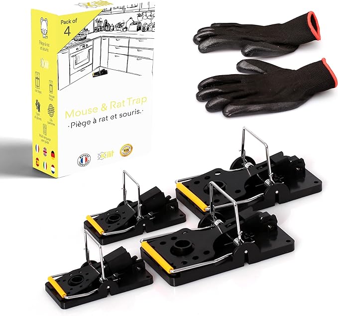Piège à Rat et Souris Puissant et Réutilisable - 100% Efficace