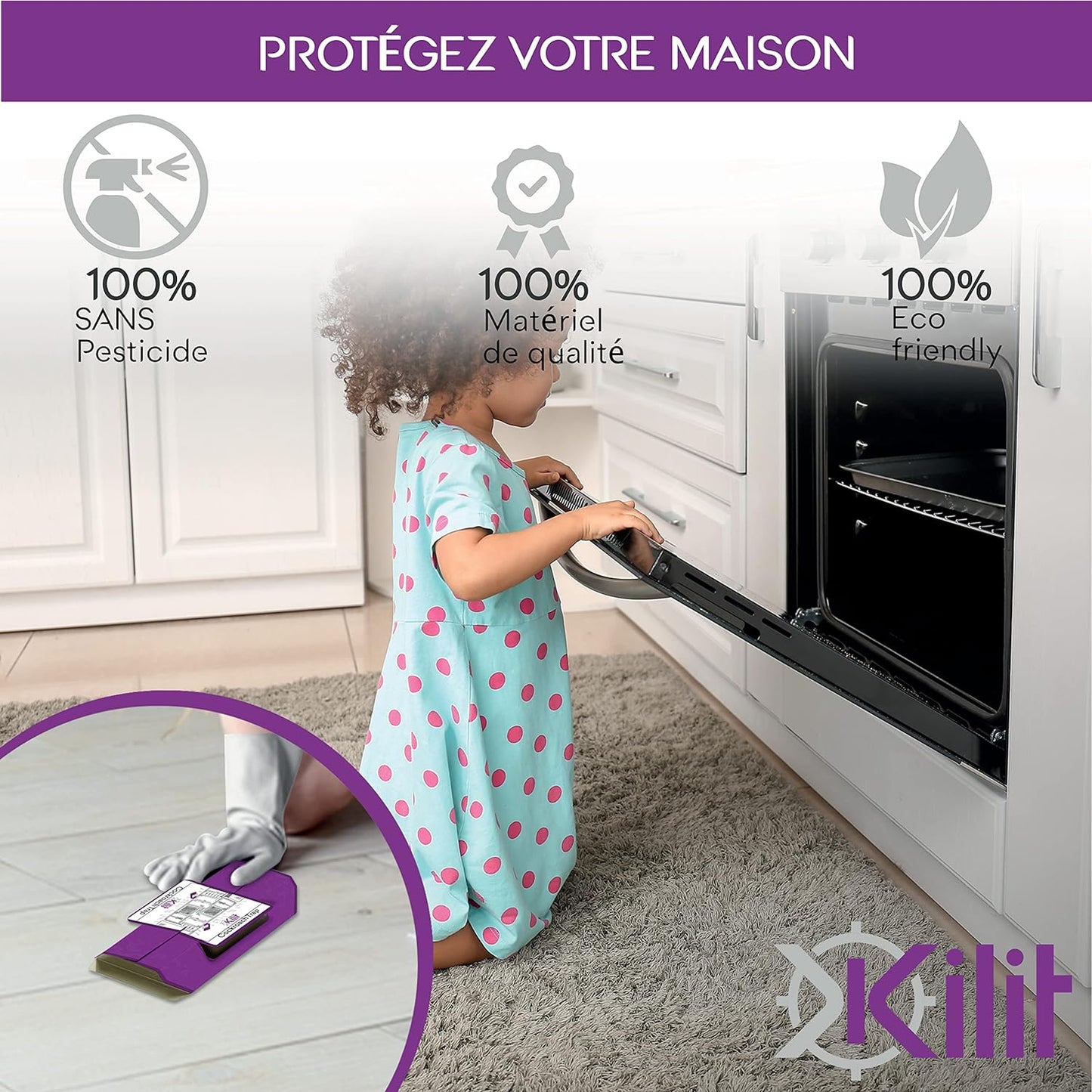 Pièges à Cafards - Pack complet Anti cafard professionnel Répulsif sans insecticide