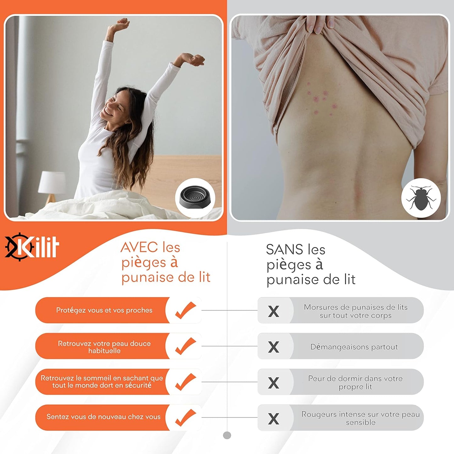 Piège à punaise de lit - 100% Eco responsable, sans pesticides