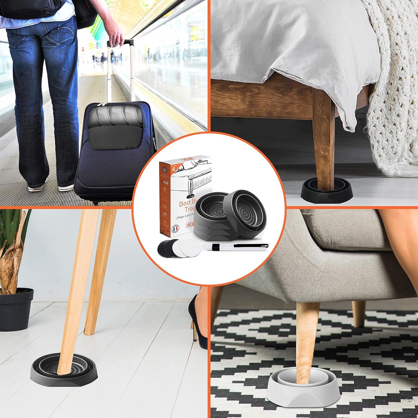 Piège à punaise de lit - 100% Eco responsable, sans pesticides