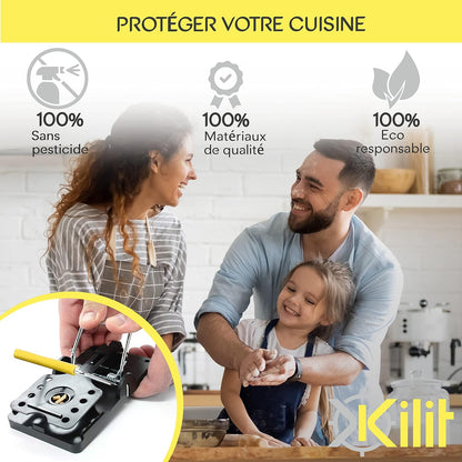Piège à Rat et Souris Puissant et Réutilisable - 100% Efficace